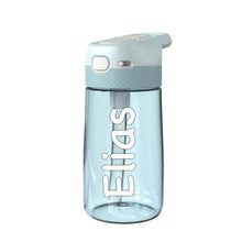 Lade das Bild in den Galerie-Viewer, Lilafee Kinder Wasserflasche mit Strohhalm, Personaliserbar, BPA-frei