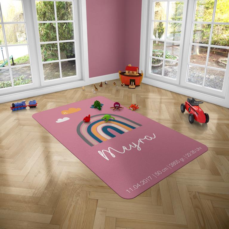 Personalisierte Kinderteppiche mit Namen