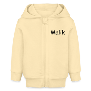 Bio Zip Hoodie - Creme