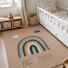 Personalisierter Kinderteppich mit Namen – Motiv „Duo“