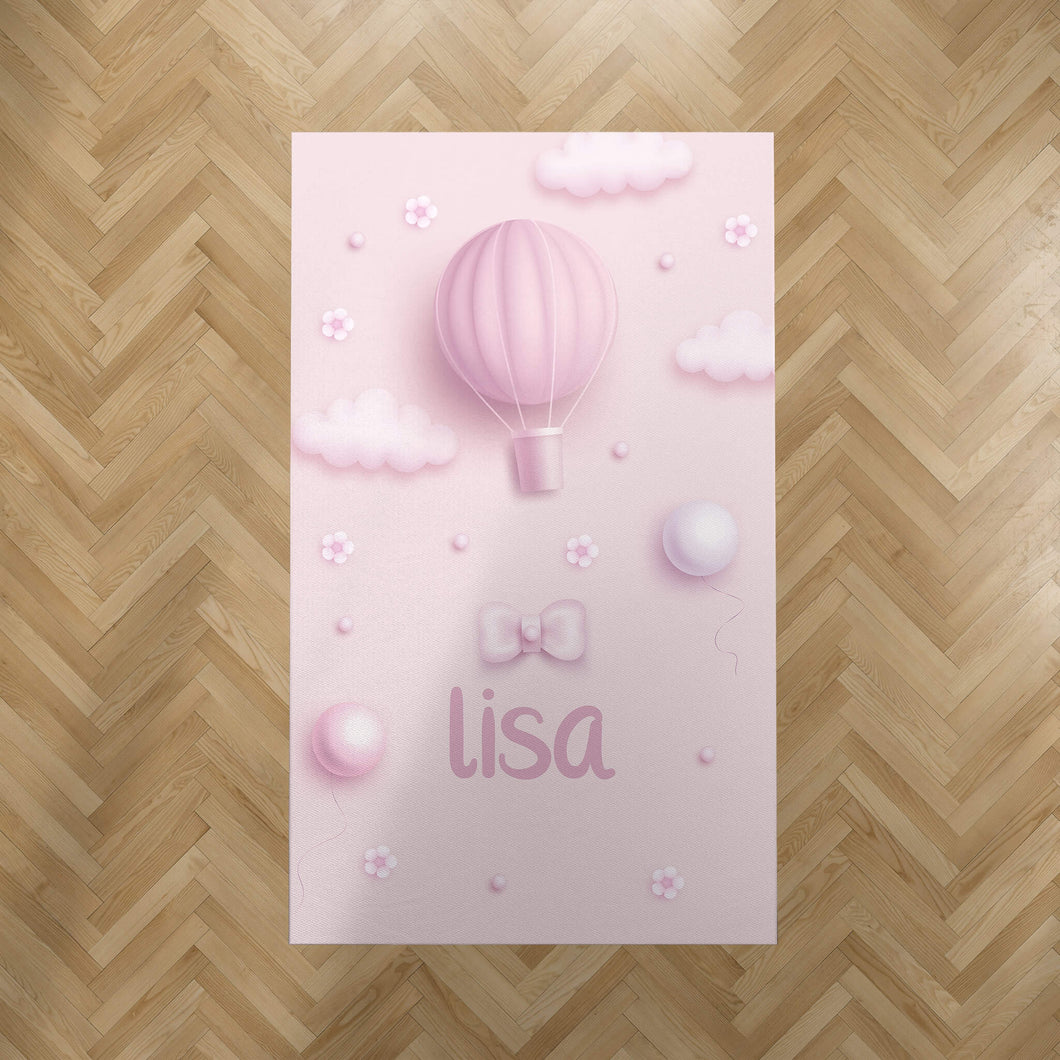 Personalisierter Kinderteppich mit Namen – Motiv „Lisa“