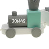 Holzeisenbahn "Pastel" mit Bausteinen (Personalisiert)