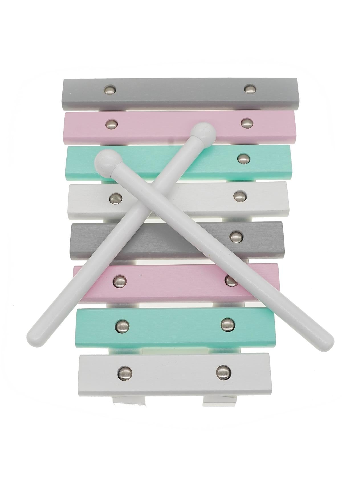 Xylophon mit 8 Tonplatten "Pastel"