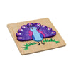 3D Holzpuzzle Tiere – Montessori Spielzeug für Kinder ab 2 Jahren, Schnecke, Papagei, Krokodil & mehr