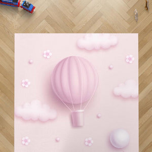Einzigartiger Kinderteppich mit Namen – personalisiert mit Wunschtext. Ideal als Geschenk zur Geburt oder zum Geburtstag. Weich, waschbar & liebevoll gestaltet.