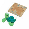 3D Holzpuzzle Tiere – Montessori Spielzeug für Kinder ab 2 Jahren, Schnecke, Papagei, Krokodil & mehr